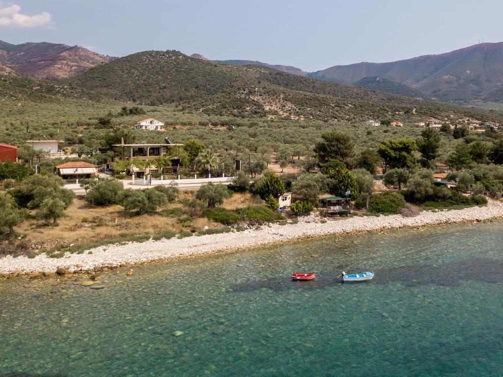 Villa Vrachos Skála Kallirákhis Buitenkant foto